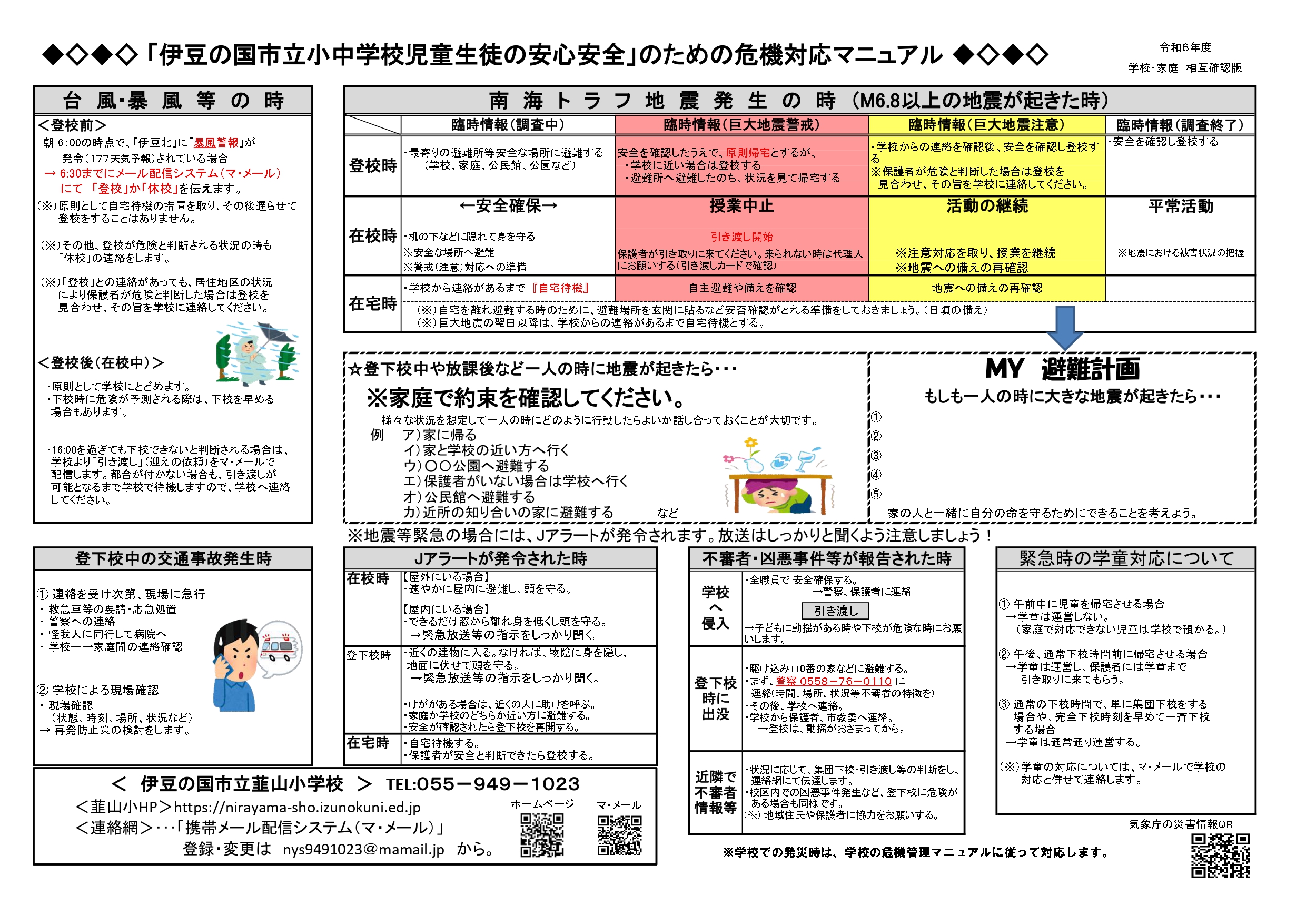 R6伊豆の国市立小中学校危機管理マニュアル（家庭保存R６年度版）_page-0001 (1)